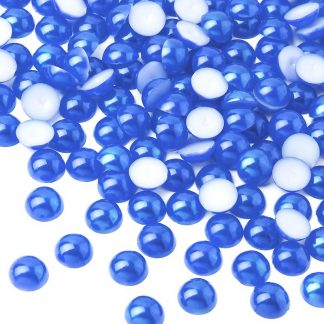 Półperełki okrągłe 5 mm (niebieski) - 5000 szt. najtaniej