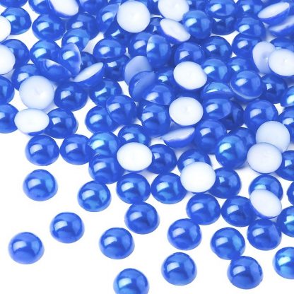 Półperełki okrągłe 7 mm (niebieski) - 2000 szt. najtaniej