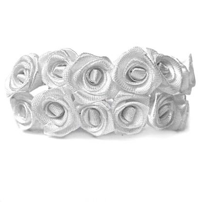Róże satynowe (białe) - 36 szt. najtaniej