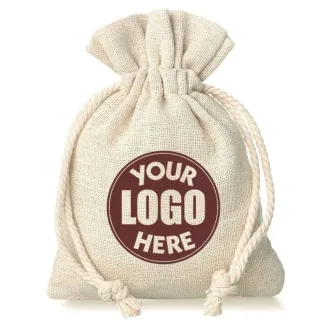 200 x Personalizowane woreczki à la lniane z nadrukiem lub logo